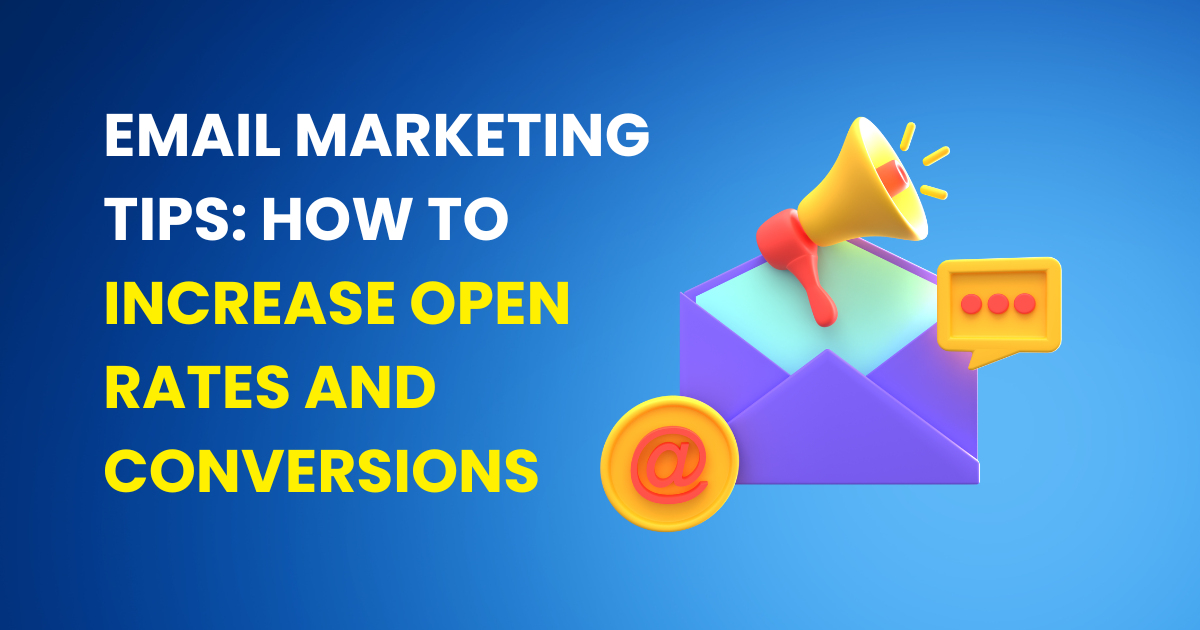 email marketing tips poster