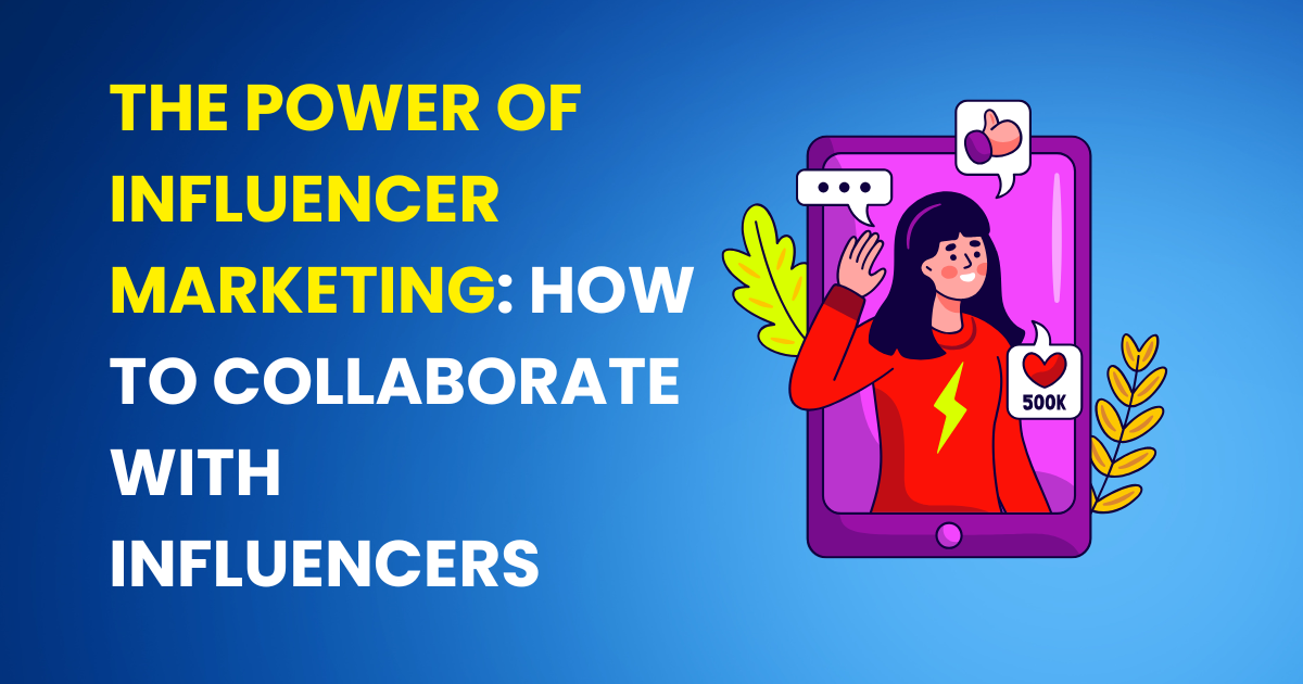 power of influencer marketing poster